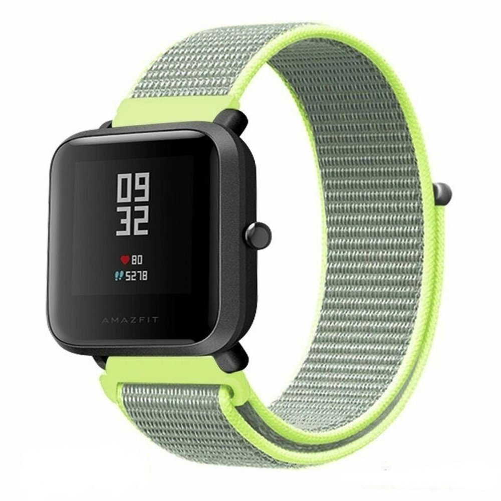 Strap-it Strap-it Correa nylon Xiaomi Amazfit Bip (fluorescente) Strap-it Strap-it Correa nylon Xiaomi Amazfit Bip (fluorescente)