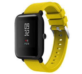 Strap-it Correa silicona Xiaomi Amazfit Bip (amarillo)