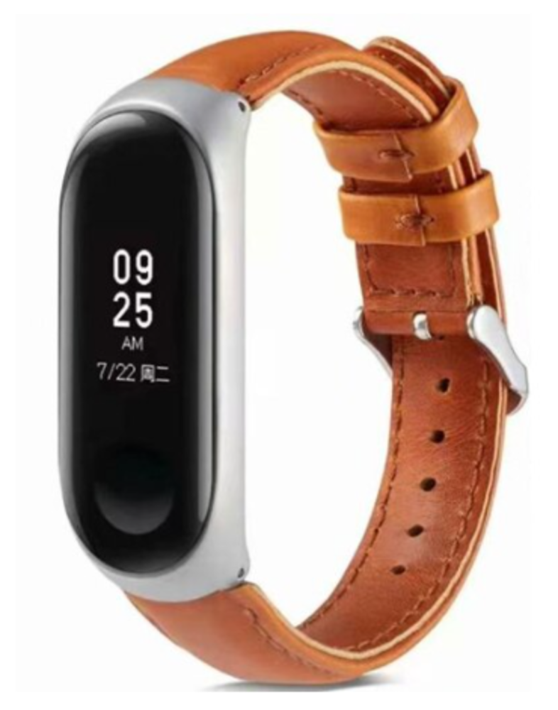 Strap-it Strap-it Correa cuero Xiaomi Mi Band 5 (marrón) Strap-it Strap-it Correa cuero Xiaomi Mi Band 5 (marrón)
