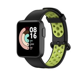 Correa sport Xiaomi Mi Watch Lite (negro/verde) 