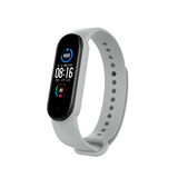 Strap-it Correa silicona Xiaomi Mi Band 6 (gris)