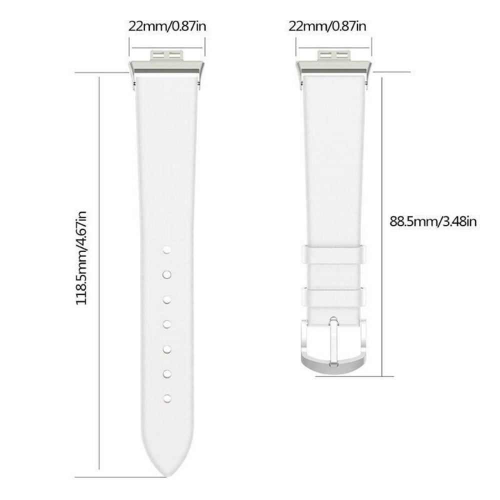 Strap-it Strap-it Correa cuero Huawei Watch Fit (blanca) Strap-it Strap-it Correa cuero Huawei Watch Fit (blanca)