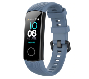 Strap-it Correa silicona Honor Band 4/5 (gris azul)