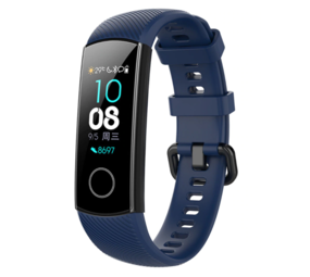 Strap-it Correa silicona Honor Band 4/5 (azul oscuro)