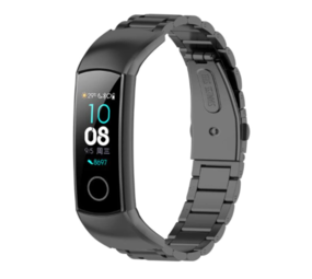 Strap-it Correa acero Honor Band 4/5 (negra) Strap-it Correa acero Honor Band 4/5 (negra)