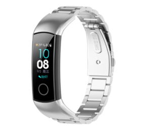 Strap-it Correa acero Honor Band 4/5 (plata) Strap-it Correa acero Honor Band 4/5 (plata)