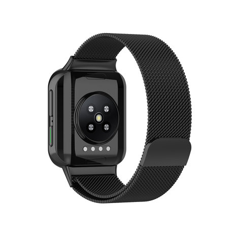 Strap-it Strap-it Correa milanesa Oppo Watch (negro) Strap-it Strap-it Correa milanesa Oppo Watch (negro)