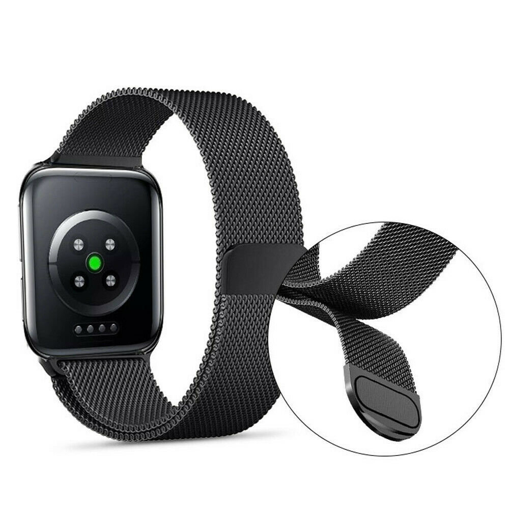 Strap-it Strap-it Correa milanesa Oppo Watch (negro) Strap-it Strap-it Correa milanesa Oppo Watch (negro)