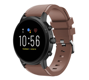 Strap-it Correa silicona Fossil Gen 5 (marrón café)