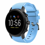 Strap-it Correa silicona Fossil Gen 5 (azul arena)