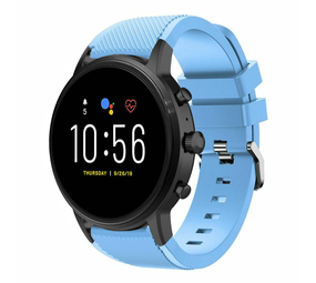 Strap-it Correa silicona Fossil Gen 5 (azul arena)