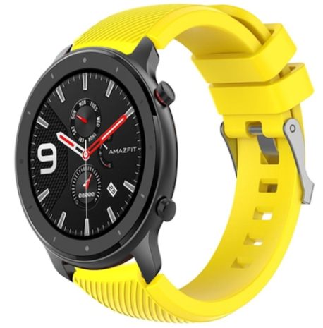 Strap-it Strap-it Correa silicona Xiaomi Amazfit GTR (amarillo)