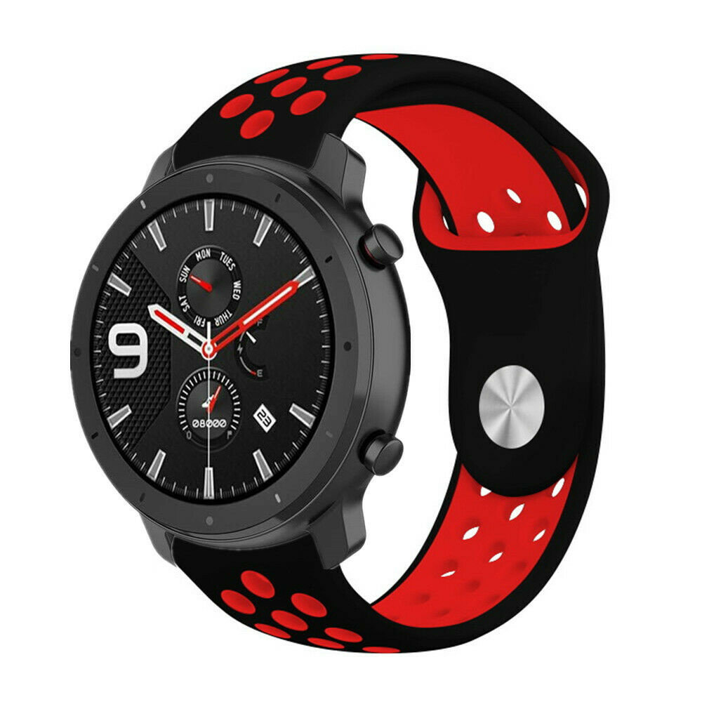 Strap-it Strap-it Correa sport Xiaomi Amazfit GTR (negro/rojo) Strap-it Strap-it Correa sport Xiaomi Amazfit GTR (negro/rojo)
