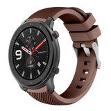 Strap-it Correa silicona Xiaomi Amazfit GTR (café marrón)