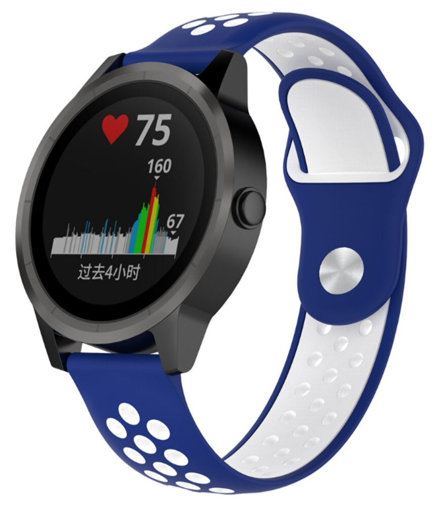 Strap-it Strap-it Correa deportiva Garmin Vivoactive 3 (azul/blanco) Strap-it Strap-it Correa deportiva Garmin Vivoactive 3 (azul/blanco)