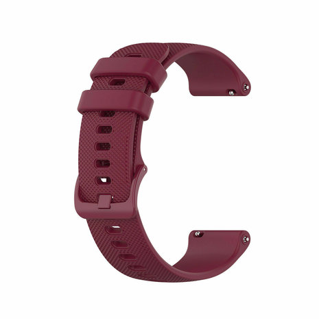 Strap-it Strap-it Correa silicona Garmin Vivoactive 3s - 39mm - rojo oscuro