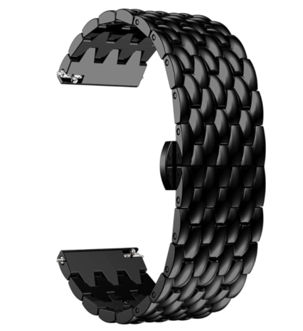 Strap-it Strap-it Correa acero dragón Garmin Vivoactive 3 (negro) Strap-it Strap-it Correa acero dragón Garmin Vivoactive 3 (negro)