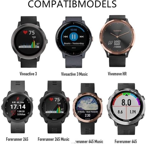 Strap-it Strap-it Correa acero dragón Garmin Vivoactive 3 (negro) Strap-it Strap-it Correa acero dragón Garmin Vivoactive 3 (negro)