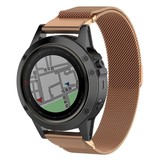 Strap-it Correa milanese Garmin Fenix 5x/6x (oro rosa) Strap-it Correa milanese Garmin Fenix 5x/6x (oro rosa)
