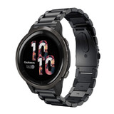 Strap-it Correa acero Garmin Venu 2 - 45mm (negro) Strap-it Correa acero Garmin Venu 2 - 45mm (negro)