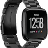 Strap-it Strap-it Correa acero Fitbit Versa (negro) Strap-it Strap-it Correa acero Fitbit Versa (negro)