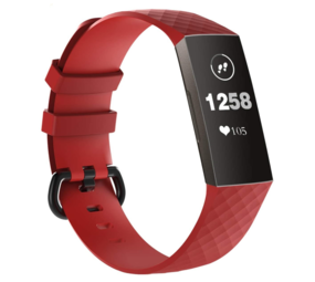 Correa de silicona para Fitbit Versa 4, rojo - Comprar online
