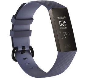 Strap-it Correa silicona Fitbit Charge 4 (azul gris)