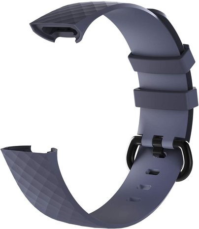 Strap-it Strap-it Correa silicona Fitbit Charge 4 (azul gris)
