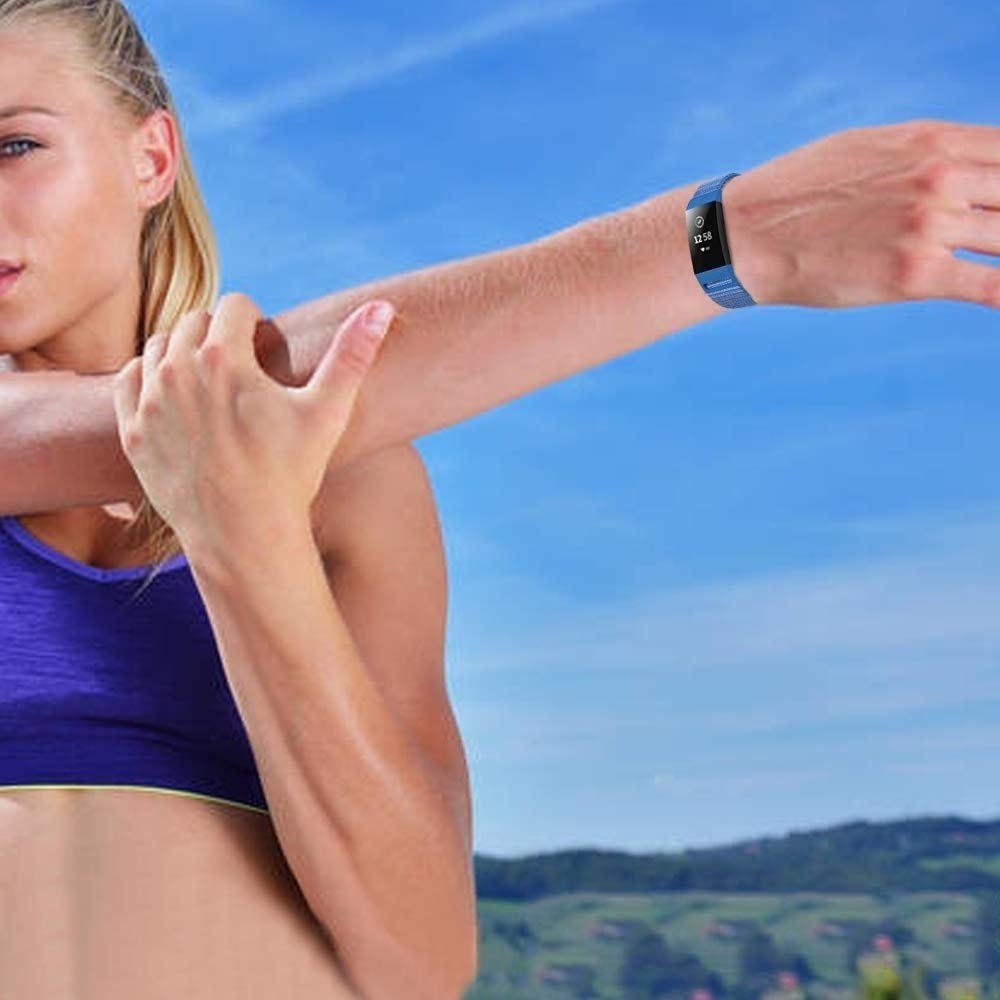 Strap-it Strap-it Correa nylon Fitbit Charge 4 (azul) Strap-it Strap-it Correa nylon Fitbit Charge 4 (azul)