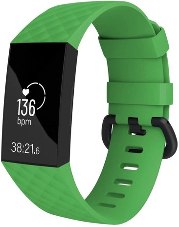 Strap-it Strap-it Correa silicona Fitbit Charge 3 (verde)