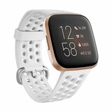 Strap-it Correa silicona con agujeros Fitbit Versa (blanco)