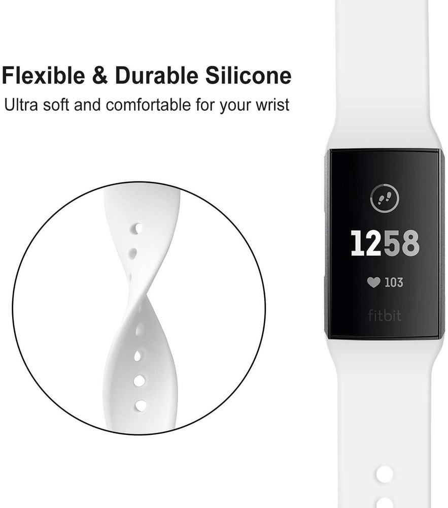 Strap-it Strap-it Correa deportiva Fitbit Charge 4 (blanca) Strap-it Strap-it Correa deportiva Fitbit Charge 4 (blanca)