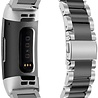 Strap-it Strap-it Correa acero Fitbit Charge 3 (plateado/negro) Strap-it Strap-it Correa acero Fitbit Charge 3 (plateado/negro)