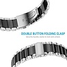 Strap-it Strap-it Correa acero Fitbit Charge 3 (plateado/negro) Strap-it Strap-it Correa acero Fitbit Charge 3 (plateado/negro)