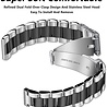 Strap-it Strap-it Correa acero Fitbit Versa (negro/plata) Strap-it Strap-it Correa acero Fitbit Versa (negro/plata)