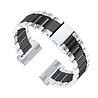 Strap-it Strap-it Correa acero Fitbit Sense (plateado/negro) Strap-it Strap-it Correa acero Fitbit Sense (plateado/negro)