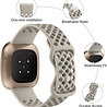 Strap-it Strap-it Correa silicona con agujeros de Fitbit Sense (gris) Strap-it Strap-it Correa silicona con agujeros de Fitbit Sense (gris)