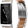Strap-it Strap-it Correa acero Fitbit Charge 3 (plata/oro rosa) Strap-it Strap-it Correa acero Fitbit Charge 3 (plata/oro rosa)