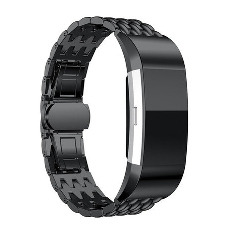 Strap-it Strap-it Correa acero dragón Fitbit Charge 2 (negro) Strap-it Strap-it Correa acero dragón Fitbit Charge 2 (negro)