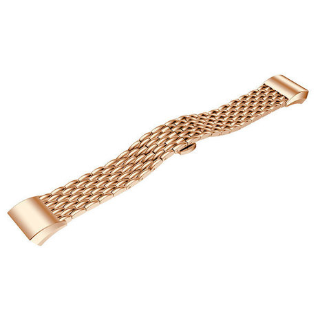 Strap-it Strap-it Correa acero dragón Fitbit Charge 2 (oro rosa) Strap-it Strap-it Correa acero dragón Fitbit Charge 2 (oro rosa)
