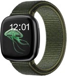 Strap-it Strap-it Correa nylon Fitbit Versa 3 (verde)