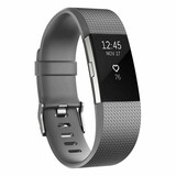 Strap-it Correa silicona Fitbit Charge 2 (gris)