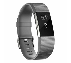 Strap-it Correa silicona Fitbit Charge 2 (gris)