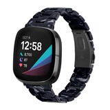 Strap-it Correa resina Fitbit Sense (negro/blanco) Strap-it Correa resina Fitbit Sense (negro/blanco)