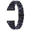 Strap-it Strap-it Correa resina Fitbit Sense (negro/blanco) Strap-it Strap-it Correa resina Fitbit Sense (negro/blanco)