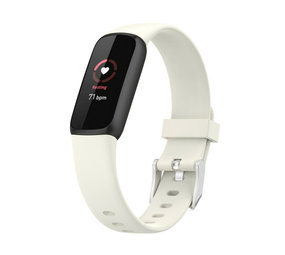 Strap-it Correa silicona Fitbit Luxe (blanca arena)