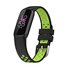 Strap-it Strap-it Correa deportiva Fitbit Luxe (negro/verde) Strap-it Strap-it Correa deportiva Fitbit Luxe (negro/verde)