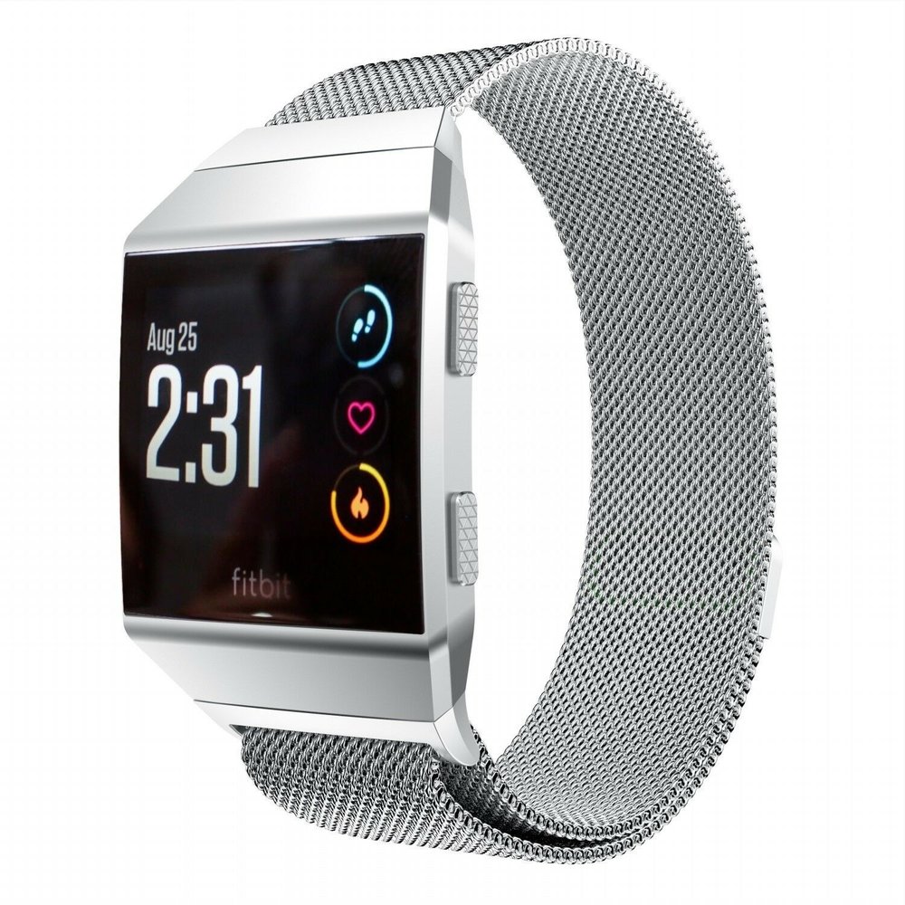 Strap-it Strap-it Correa milanesa Fitbit Ionic (plata) Strap-it Strap-it Correa milanesa Fitbit Ionic (plata)
