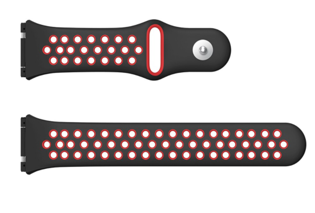 Strap-it Strap-it Correa sport Fitbit Ionic (negra/roja) Strap-it Strap-it Correa sport Fitbit Ionic (negra/roja)