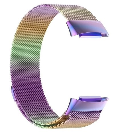 Strap-it Strap-it Correa milanesa Fitbit Charge 5 (arcoíris) Strap-it Strap-it Correa milanesa Fitbit Charge 5 (arcoíris)